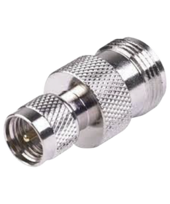 RFU-620-RF INDUSTRIES,LTD-Adaptador en Línea, de Conector Mini-UHF Macho a N Hembra, Níquel/ Oro/ Teflón.