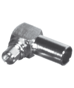 RMX-9010-1SR1-RF INDUSTRIES,LTD-Conector MMCX Macho en Ángulo Recto para Soldar en Cable Semi-Rígido de 0.085", Grupo SR1, Oro/ Oro/ Teflón.