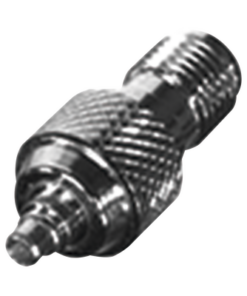 RP-3408-1-RF INDUSTRIES,LTD-Adaptador en Linea de Conector SMA Hembra Inverso a MMCX Macho, Oro/ Oro/ Teflón.