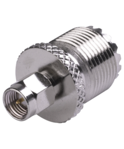 RSA-3457-RF INDUSTRIES,LTD-Adaptador en Línea, de Conector SMA Macho a UHF Hembra (SO-239), Níquel/ Oro/ Teflón.