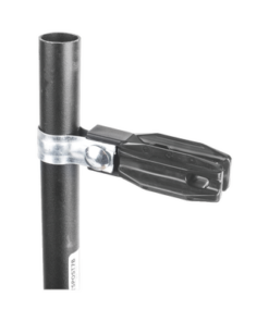 SFABRAZADERA1P-SFIRE-Aislador de paso o esquina con abrazadera incluida de 1 Pulgada  para uso en tubería de malla ciclónica.