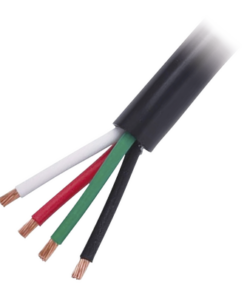 VD66/100M-INDIANA-Cable Eléctrico de Uso Rudo 4 Hilos Calibre 18 AWG, Hasta 600 V. Rollo de 100 m.