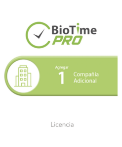 ZKBTP1COM-ZKTECO-Software de Gestión Centralizada de Asistencia BIOTIMEPRO Licencia para agregar 1 compañía adicional