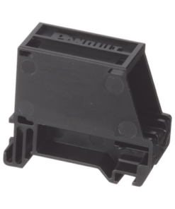 CADIN1BL-PANDUIT-Adaptador de 1 Puerto, Para Conectores Tipo Mini-Com, Montaje en Riel Din Estándar de 35 mm (1.38 pulgadas), Color Negro