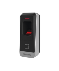 DS-K1201A-MF-HIKVISION-Lector esclavo MIFARE IP65 / Huella Digital / Lector de Tarjetas de Proximidad MiFare / RS-485 / Interior y Exterior / Requiere Panel de Control de Acceso Serie DS-K26 y DS-K27