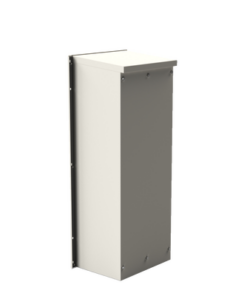 EIPCB40100302-EPCOM INDUSTRIAL-Gabinete Acero Galv. para 3 Bat. PL110D12. Puerta Sin Ventilación. Acc. de piso o poste No incluidos (400 x 1060 x 300mm).