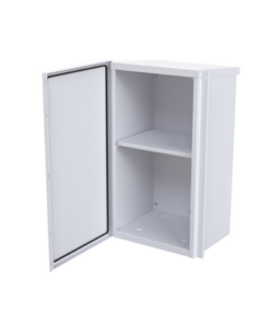 EI-PCB-4073-30SD-R2-EPCOM INDUSTRIAL-Gabinete Acero Galv. para 2 Baterías PL110D12  (400 x 730 x 300mm). Puerta Sin Ventilación. Acc. para piso o poste No incluidos.