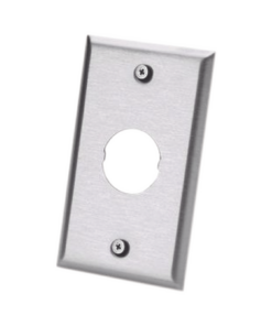 IAEFP1-PANDUIT-Placa de Pared IndustrialNet?, Para 1 Conector Industrial, de Acero Inoxidable