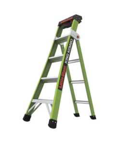 KING-KOMBO-5IAAC-Little Giant Ladder Systems-Escalera de tijera 3 en 1 de 1.5 metros de fibra de vidrio.