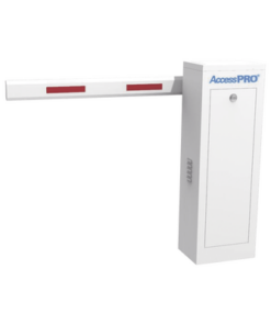 KT-XBS-6ML-ACCESSPRO-Kit de Barrera Vehicular Izquierda con Brazo Telescópico / Soporta brazo Telescópico de hasta 6 metros / Tiempo de Apertura 6 segundos 