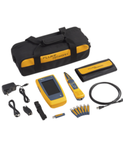 LIQ-KIT-FLUKE NETWORKS-Kit Avanzado de Calificador de Red LinkIQ, Para Verificar Rendimiento de Cableado Hasta 10Gbps Basado en Frecuencia, con Pantalla Multitáctil a Color
