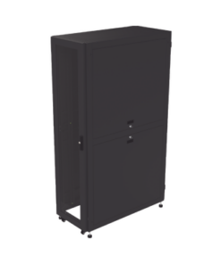 LP-60120-45U-R2-LINKEDPRO BY EPCOM-Gabinete Profesional para Telecomunicaciones de 45UR, 1200 mm Profundidad, Incluye 2 Organizadores Verticales de 45 Unidades de Rack, Se envía el Gabinete Armado.