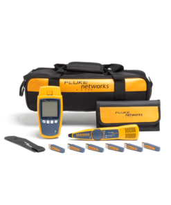 MS-POE-KIT-FLUKE NETWORKS-Kit Profesional de Verificador de Red MicroScanner PoE, para Comprobación de Redes de Voz, Datos, Video y PoE 802.3af, at, bt y UPOE, con Pantalla LCD Retroiluminada