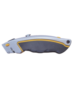 PST-H050-01-PRECISION-Navaja Uso Rudo con Cortador de Cable, Cuerpo Metálico, Mango Ergonómico (Con 5 Hojas de Repuesto).