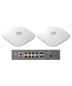 SKIT-CNPILOT-W6-CAMBIUM NETWORKS-Starter Kit Wi-Fi Empresarial de 2 Access Point XV2-2X y 1 Switch PoE EX1010P