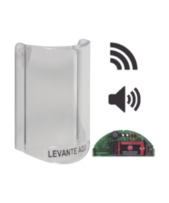 STI-6517B-ES-STI-Cubierta Protectora De Policarbonato, Súper Resistente, Con Sonido, Con Transmisor Inalámbrico Para STI-V34104, Texto En Español, Para Botones Multiusos Serie Stopper® Station De STI