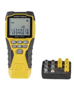 VDV-501-851-KLEIN TOOLS-Kit Scout™ Pro 3 Probador de Cables de Voz (RJ11/12), de Datos (RJ45) y de Video (Coaxial con conector F), 