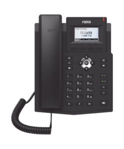 X3SGLITE-FANVIL-Teléfono IP Gigabit empresarial para 2 líneas SIP con pantalla LCD, Opus y conferencia de 6 participantes, PoE.