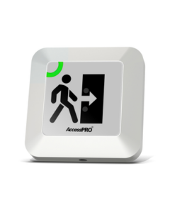 ACCESSK4DTR-ACCESSPRO-Botón de Salida sin Contacto Compatible con Control Remoto / Temporizado / Distancia Ajustable  / Diseño Moderno