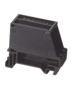 CADIN1BL-S-PANDUIT-Adaptador de 1 Puerto, Para Conectores Tipo Mini-Com, Blindado, Montaje en Riel Din Estándar de 35 mm (1.38 Pulgadas), Color Negro