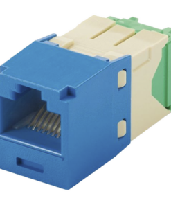 CJT688TGBU-PANDUIT-Conector Jack RJ45 Estilo TG, Mini-Com, Categoría 6, de 8 Posiciones y 8 Cables de Calibre 28/30 AWG, Color Azul