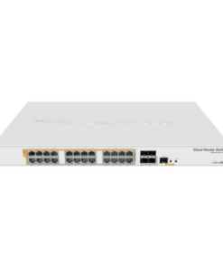 CRS328-24P-4S+RM-MIKROTIK-CRS328-24P-4S+RM - 24 port Gigabit Ethernet router/switch with four 10Gbps SFP+ 
