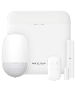 DS-PWA48-KS-HIKVISION-(AX PRO) KIT de Alarma AX PRO con GSM (3G/4G) / Incluye: 1 Hub con bateria de respaldo / 1 Sensor PIR / 1 Contacto Magnético / 1 Control Remoto / Wi-Fi / Compatible con Hik-Connect P2P