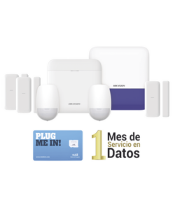 DS-PWA48-KSDV2-HIKVISION-(AX PRO) KIT de Alarma AX PRO con GSM (3G/4G) / Incluye: 1 Hub / 2 Sensores PIR / 3 Contactos Magnéticos mini / 1 Control Remoto / 1 Sirena Inalambrica Exterior  / 1 WiFi / 1 MICROSIM30M2M con 1 mes de servicio/Compatible con Hik-Connect P2P
