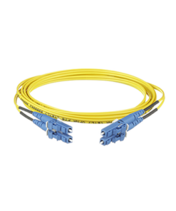 F92ERLNLNSNM006-PANDUIT-Jumper de Fibra Optica Monomodo 9/125 OS2, LC-LC Duplex, OFNR (Riser), Color Amarillo, 6 Metros (19.69 Pies)