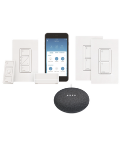 KITCASETAGO-LUTRON ELECTRONICS-Kit Lutron GRATIS un bocina Google Home, aplica restricciones hasta agotar existencias.