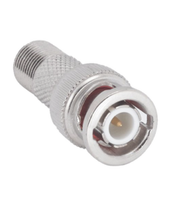 RFB-1155-RF INDUSTRIES,LTD-Adaptador en Linea para Video, de Conector BNC Macho a F Hembra, 50 Ohm, Níquel/Oro/Teflón.