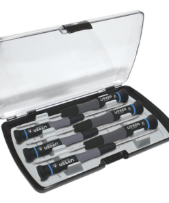 SYS-9501-BT-SURTEK-Juego de 6 destornilladores ESD torx en caja plástica de precisión