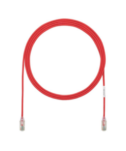 UTP28SP33RD-PANDUIT-Cable de Parcheo TX6, UTP Cat6, Diámetro Reducido (28AWG), Color Rojo, 10.06 Metros (33 Pies)