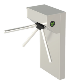 CAME-500-E-CAME-Torniquete Tipo Tripode de Medio Cuerpo / Acabado en Acero Inoxidable / De Apertura Bidireccional / Compatible Con Paneles de Control De Acceso