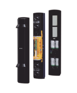 SL350QFRB-OPTEX-Barrera fotoeléctrica de 100 metros 4 rayos  4 canales / Alimentación por baterías (INCLUIDAS)