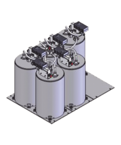 TN3215-R4-SINCLAIR-Combinador SINCLAIR, 5 Canales, 430-470 MHz, Montaje en Rack 19", 100 kHz, 125 Watt, N Hembras.