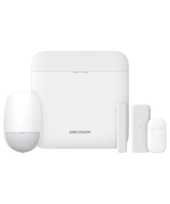 DS-PWA48-KSLIM-HIKVISION-(AX PRO) KIT de Alarma AX PRO / Incluye: 1 Hub con bateria de respaldo / 1 Sensor PIR / 1 Contacto Magnético slim / 1 Control Remoto / WiFi / Compatible con Hik-Connect P2P
