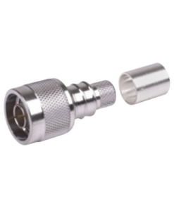 EZ-400-NMK-X-Times Microwave-Conector N Macho Plegable con Pin Cautivo para cables Tipo RG8