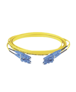 F92ERLNLNSNM010-PANDUIT-Jumper de Fibra Optica Monomodo 9/125 OS2, LC-LC Duplex, OFNR (Riser), Color Amarillo, 10 Metros (32.81 Pies)