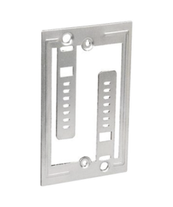 LV-W-1G-PANDUIT-Soporte de Baja Tensión Galvanizado, Para una Placa de Pared, Instalación Con Tornillo, Paquete de 100 Piezas