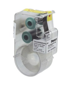 T024X000VPC-BK-PANDUIT-Casete de Etiqueta de Vinilo de Cinta Continua, Color Negro Sobre Blanco, Uso Interior/Exterior, 6.1 mm de Ancho x 7.6 Metros de Largo