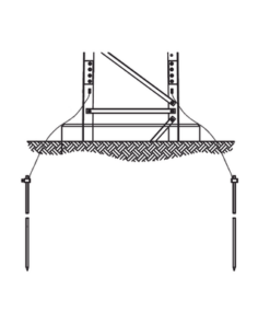 TRY-ST-GROUND3-Trylon-Sistema de Aterrizaje en 3 Piernas para Torre SUPER TITAN. Para Sec. 13 a 21.
