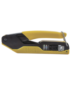 VDV226-005-KLEIN TOOLS-Ponchadora/Pelacables/Cortacables con Matraca para Conectores Pass-Thru RJ45