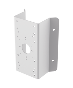 DS-1276ZJ-HIKVISION-Montaje de Esquina para PTZ TURBOHD o IP / Uso en Exterior / Material de Acero de Carbono / Color Blanco
