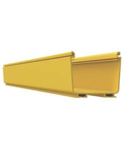 FR4X4YL2-PANDUIT-Canaleta FiberRunner™ 4X4, de PVC Rígido, Color Amarillo, 2 m de Largo