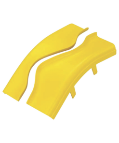 FROV45SC4YL-PANDUIT-Tapa de Bajada Vertical Exterior de 45º, Para uso con Canaletas 4X4 FiberRunner™, Color Amarillo