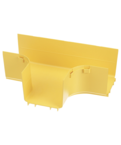 FRT4X4LYL-PANDUIT-Accesorio en T Horizontal, Con Ángulos a 90º, Para Canaletas FiberRunner™ 4X4, Color Amarillo