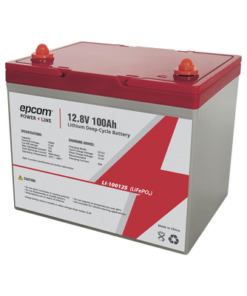 LI10012S-EPCOM POWERLINE-Batería de Litio Ciclo Profundo 12.8 Vcc 100Ah, 1.28 Kw,  (LiFePO4) Máximo 50 A de Descarga.