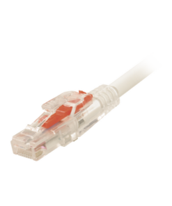 LKP1-003F-02DS-SIEMON-Patch Cord LockIT™ Cat6 UTP, CM/LS0H, 3ft, Color Blanco, 26 AWG