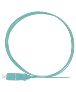 LP-FOM3-SC-01-LINKEDPRO BY EPCOM-Pigtail de Fibra Óptica Simplex SC, PVC, OM3 50/125, Aqua, 1 Metro (3.28 Pies)
